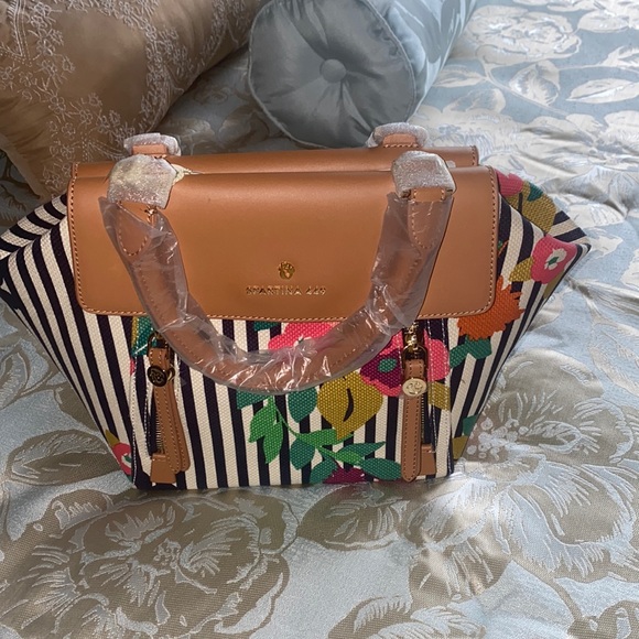 Spartina 449 Shelter Cove Bloom Satchel - Picture 1 of 9